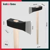 KOTARBAU® Axthammer 3 kg Handbeil Spalthammer mit Holzstiel Produktbild-Vorschau 6