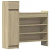 vidaXL Schuhschrank Sonoma-Eiche 100,5x28x100 cm Produktbild-Vorschau 1