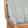 vidaXL Gartenbox mit Beutel 150x50x55 cm Massivholz Teak Produktbild-Vorschau 8