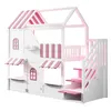 STILVORA Etagenbett 90x200 cm im Hausdesign mit Produktbild-Vorschau 8
