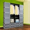 EINFEBEN DIY Kleiderschrank Kleiderschränke Steckregal mit Produktbild-Vorschau 4