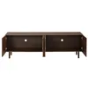 KLAM HOME Lowboard TV-Schrank Walnussholzfarbe 180cm mit Produktbild-Vorschau 6