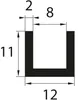 V37 Fassungsprofil Fassungsbereich 8 mm Kantenschutz EPDM Produktbild-Vorschau 2