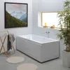 Badewanne mit Whirlpool aus Sanitäracryl, weiß | Adele Produktbild-Vorschau 1