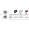 Knog Blinder Mini Lampe, rote LED, Dot, black (11 Lumen) Produktbild-Vorschau 4