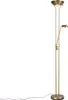 QAZQA Diva 2, Brąz, Sypialnia, Stal, IP20, 18 W, LED Podgląd zdjęcia produktu 1