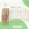 BOGATECO Lamelový plot Hazel Chestnut | Drevený plot z Náhľad obrázku produktu 10