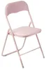 GIFTDECOR: Sedia pieghevole in metallo rosa, sedia Anteprima dell’immagine prodotto 1