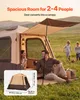 Tenda da campeggio VEVOR per 4 persone, tenda familiare Anteprima dell’immagine prodotto 4