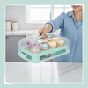 Relaxdays Muffin Transportbox, 24 Cupcakes & Muffins, 2 Produktbild-Vorschau 3