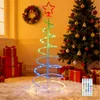1.2M LED Spiral Weihnachtsbaum RGB Dimmbar Spiralbaum Produktbild-Vorschau 1