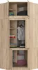 BDW Armoire d'angle de chambre à coucher avec rallonge, 6 Voir les images du produit 2