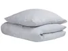 A folded duvet and pillow with a floral pattern on a white background. Náhled obrázku produktu