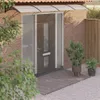 vidaXL Auvent de porte noir et transparent 400x75 cm Voir les images du produit 8