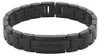 Tommy Hilfiger Herren-Gliederarmband, Edelstahl, Schwarz Produktbild-Vorschau 2