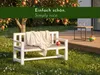 WONDERMAKE® Banc de jardin pour enfants en bois, résistant Voir les images du produit 5