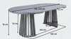 Masseno Ausziehbar Esstisch LAMELLI 110 - 210 cm x 110 cm Produktbild-Vorschau 7