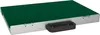 A closed green and silver welding booth with a black handle. Produktbild-Vorschau