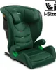 A dark green child car seat shown from a front-side angle on a white background. Náhľad obrázku produktu