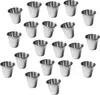 Set mit 20 Edelstahlbechern, 30 ml, mit Rollrand Produktbild-Vorschau 1