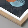 Gerahmtes Poster - Rahmen in heller Eiche - Abstraktion Produktbild-Vorschau 2