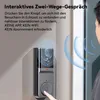 Drahtlose Türklingelkamera, Zwei-Wege-Gegensprechanlage, Produktbild-Vorschau 6