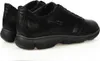 A pair of black Geox Nebula B men's sneakers shown from a side-rear angle on a white background. Produktbild-Vorschau