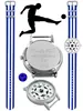 Pacific Time Armbanduhr Kinderuhr Jungen Fußball Sport Produktbild-Vorschau 3