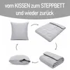 Bestlivings 2 in 1 Kissendecke 135x200cm Grau, Produktbild-Vorschau 3