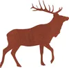 Gartendekoration Hirsch Aus Cortenstahl, Patiniert, Figur Produktbild-Vorschau 1