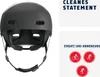 ABUS Fahrradhelm XOXO - Cityhelm im Skater-Look - Helm für Produktbild-Vorschau 2