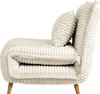 home24 Schlafsessel - Cord / Eiche - Creme - Eiche Hell Produktbild-Vorschau 9