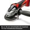 Einhell Power X-Change Akku Winkelschleifer TE-AG 18 Li-Ion Produktbild-Vorschau 6