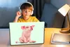 MuchoWow® Laptop Aufkleber Sticker Cover Schwein - Rosa - Produktbild-Vorschau 3