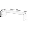 Dekobrücke aus Acrylglas in 200x50x70mm - Zeigis® / Produktbild-Vorschau 3