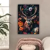 Obrazy na plátne 60x80 cm - Zvieratá, kvety - Jeleň - Náhľad obrázku produktu 2