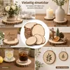 Holzscheiben 10 Stück, Baumscheiben 14-15cm, Naturholz Produktbild-Vorschau 15