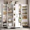 Mobiletto alto per cucina Merax, con ripiano per spezie, Anteprima dell’immagine prodotto 1