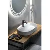 Isvea INFINITY OVAL Aufsatzwaschbecken, 60x40cm, weiß matt Produktbild-Vorschau 3