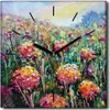 Coloray Uhr auf Leinwand 30x30 cm Wand Uhr Dekoration Produktbild-Vorschau 1