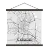 MuchoWow® Textilposter Karte - Stadtplan - Deutschland - Produktbild-Vorschau 1
