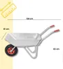 Brouette LARRY galvanisée, capacité max. 1 80l/100kg, Voir les images du produit 9