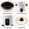 Collage of images showing different parts of a rice cooker. Produktbild-Vorschau