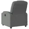 vidaXL Fauteuil de massage gris foncé Tissu Voir les images du produit 6