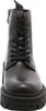 A front view of a black lace-up boot with a thick platform sole. Náhľad obrázku produktu