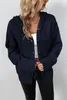 ASKSA Damen Langarm Grobstrickjacke Kordelzug Kurz Produktbild-Vorschau 2