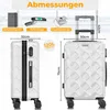 KESSER® Reisekoffer | Koffer ABS Hartschalenkoffer mit Produktbild-Vorschau 2
