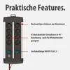 Steckdosenleiste Premium-Duo-Alu-Line 2x4fach 3m Anteprima dell’immagine prodotto 3