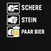 Schere Stein Paar Bier Lustig Spruch Party Bierliebhaber Produktbild-Vorschau 3