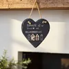 Wandbild Schieferherz 15x15cm Zuhause Willkommen Türschild Produktbild-Vorschau 3
